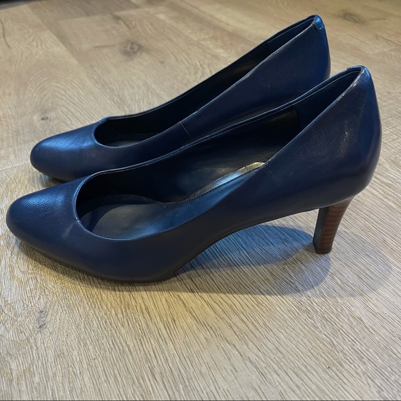 Ralph Lauren Harper Blue Pumps Heels 